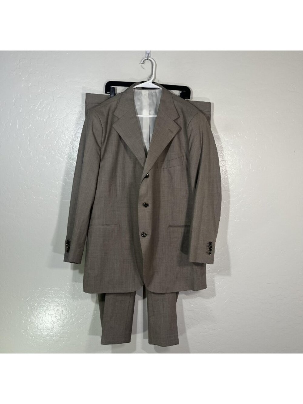 Suitsupply Suit Mens 52 Gray Wool 2 Piece 31x29 Brescia Slim Fit China